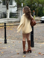 Solid Color Long Sleeve Pullover Sweater