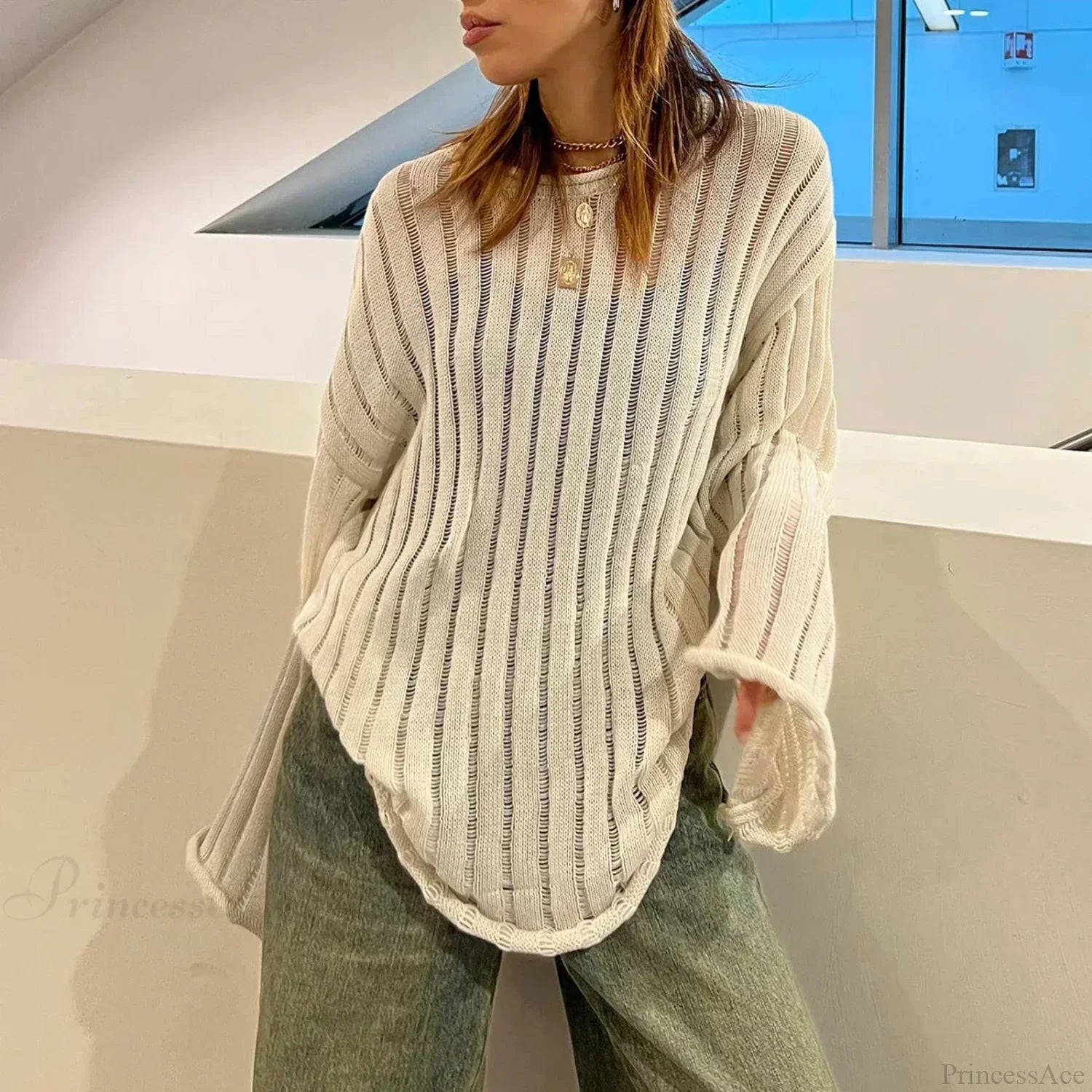 Solid Color Loose Warm Sweater