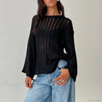 Solid Color Loose Warm Sweater