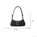 Solid Color Trendy Small Shoulder Bag