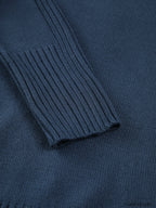 Solid High Neck Knit Sweater
