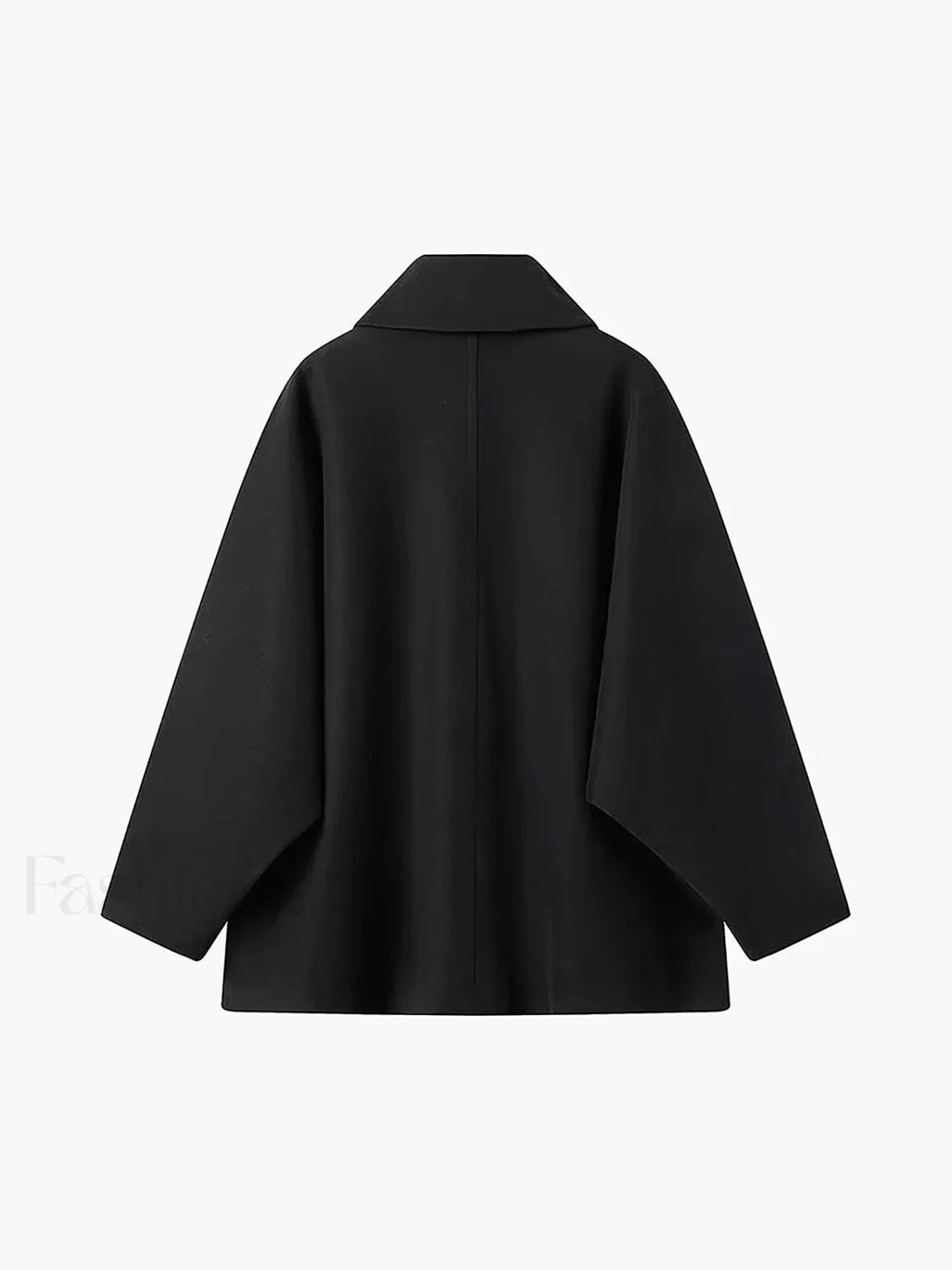 Solid Oversized Pocket Button Coat