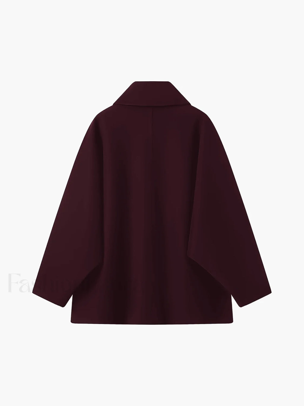 Solid Oversized Pocket Button Coat
