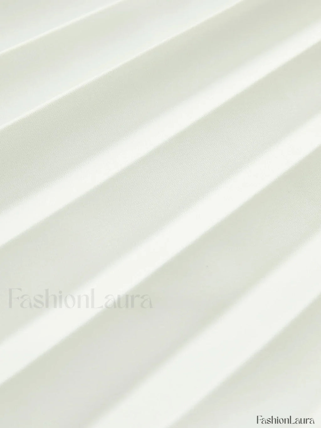 Solid Pleated Strapless Split Dress