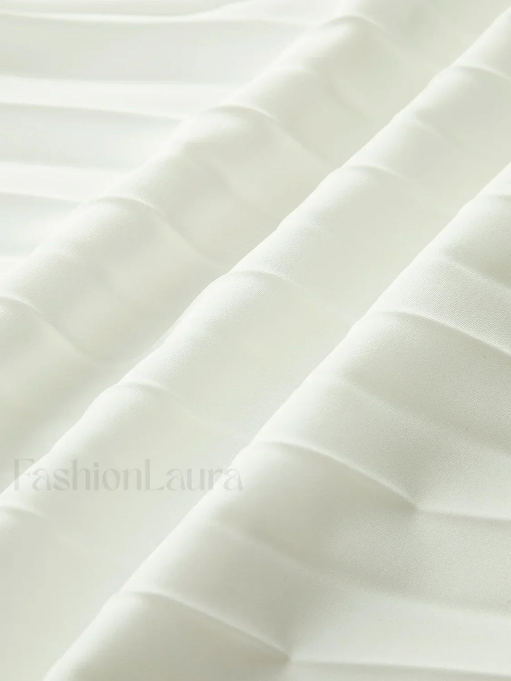 Pleated Strapless Split Dress