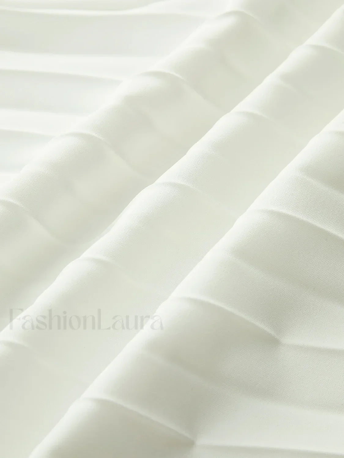 Pleated Strapless Split Dress