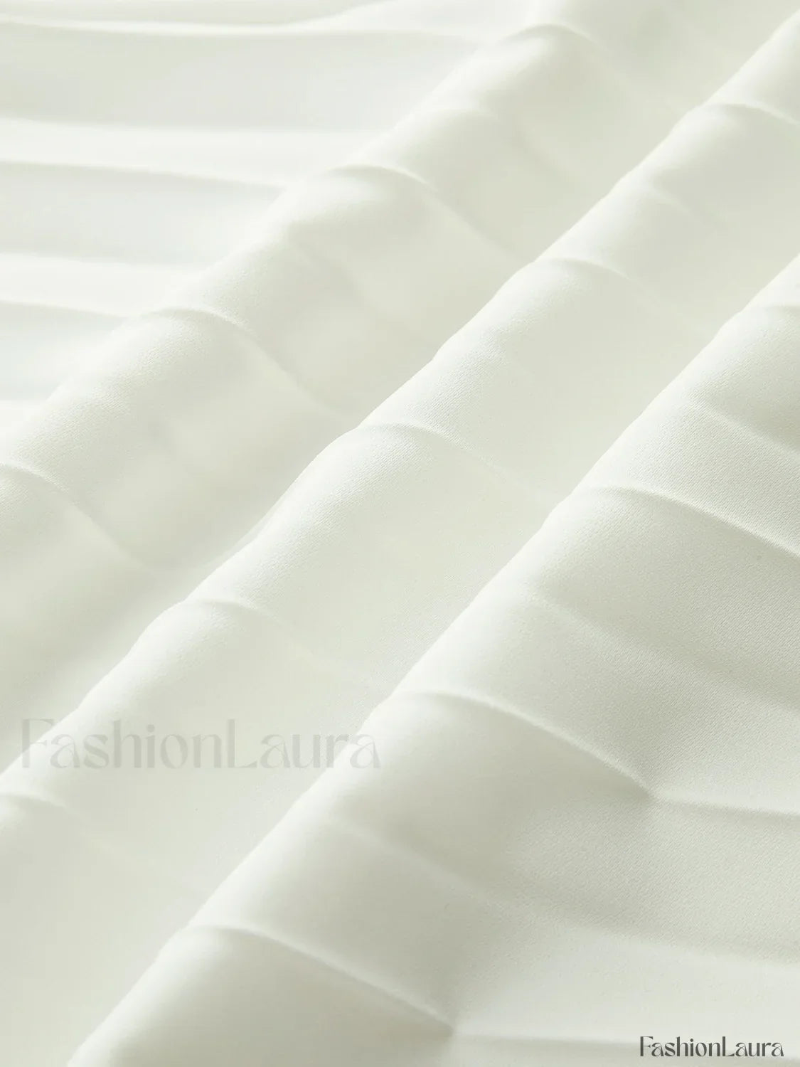 Pleated Strapless Split Dress