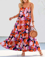 Abelia Premium Asymmetrical Maxi Dress for Summer Boutique Collection