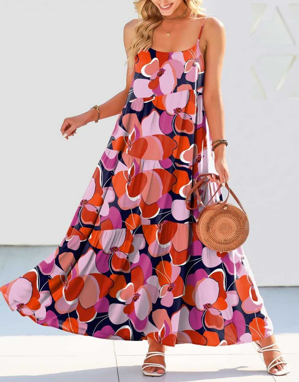 Abelia Premium Asymmetrical Maxi Dress for Summer Boutique Collection