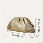 Sparkling Elephant Pattern Luxury Cloud Dinner Bag