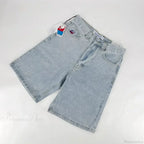 Sparkling Unfinished Denim Short