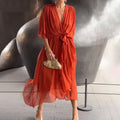 | V-neck Dress