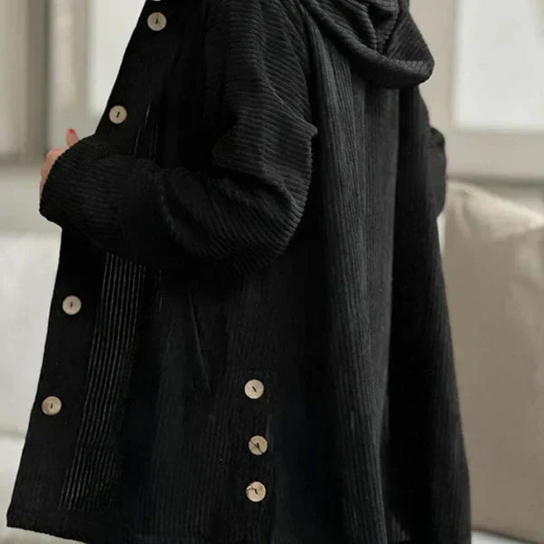 | Ribbed Hooded Coat