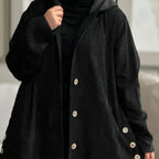 | Ribbed Hooded Coat