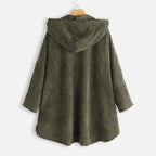 | Ribbed Hooded Coat
