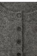 Standard Fit Wide Neck Cardigan