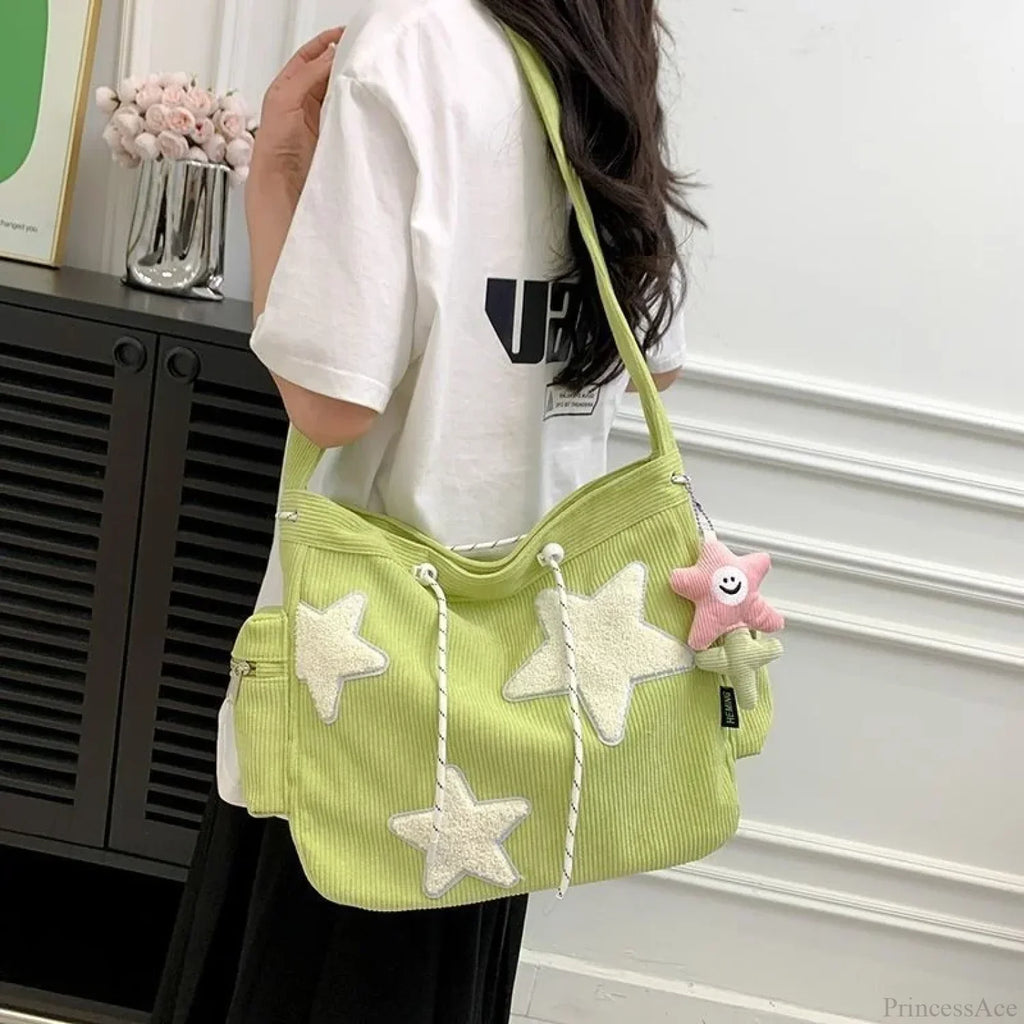 Star Niche Design Corduroy Crossbody