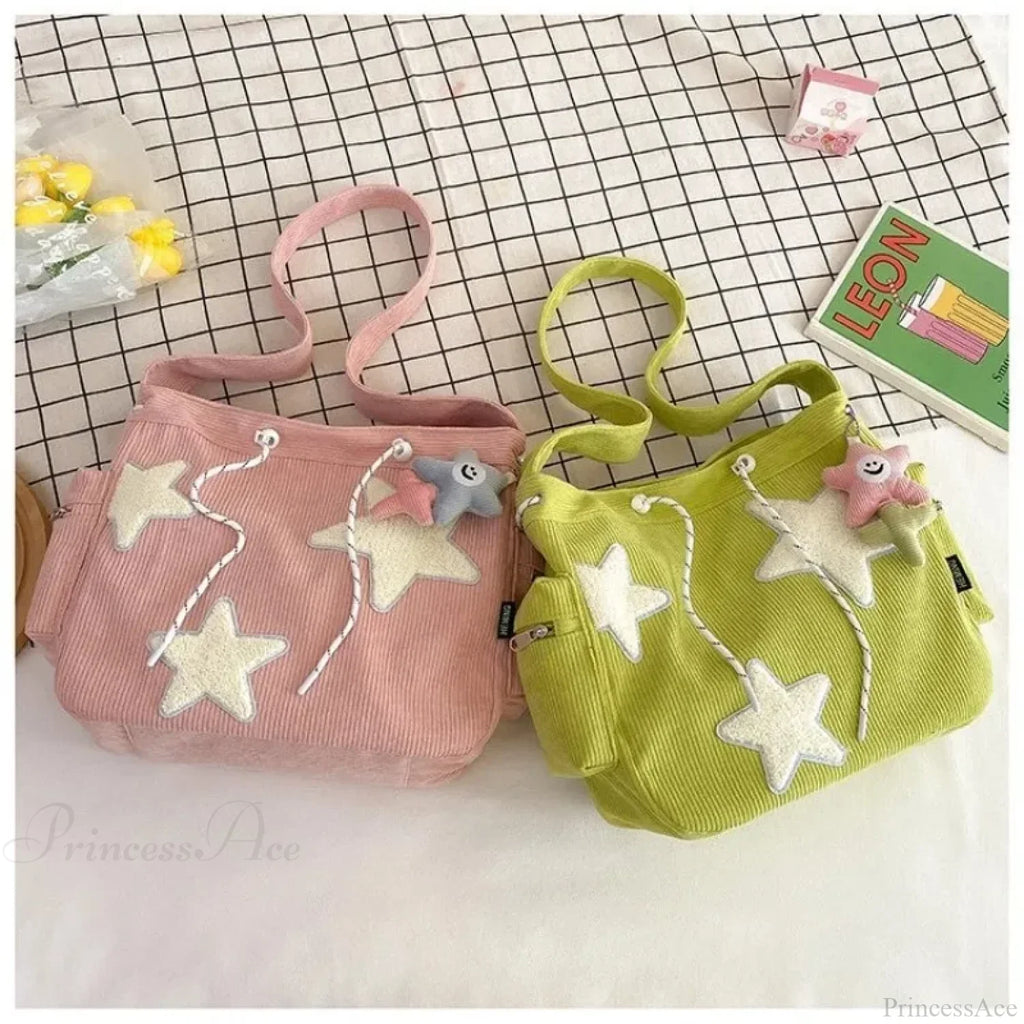 Star Niche Design Corduroy Crossbody