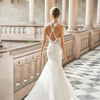 Strapless Lace Mermaid Bridal Wedding Dress