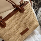 Straw Woven Rattan Summer Crossbody