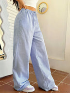 Striped Casual School Season Daily Wear Pant