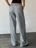 Striped Patchwork Drawstring Elastic Waist Pant