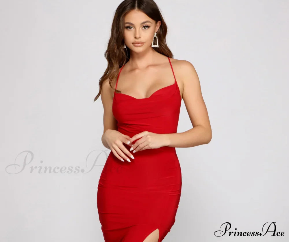 Such A Stylish Stunner Midi Dress