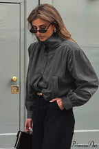 Suede Cardigan Long Sleeve Coat