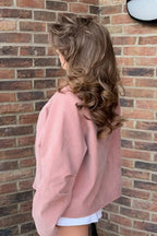 Suede Long Sleeve Elegant Casual Jacket