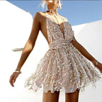 Dolores Exclusive Mini Dress with Sequins Designer Edit