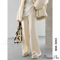Summer Cotton Linen Wide Leg Full Length Casual Loose Waist Pants