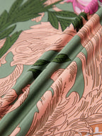 Green Floral Long Dress
