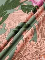 Green Floral Long Dress