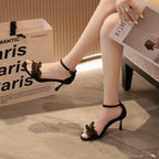 SummerFashion Pumps Sexy MatureBuckle Strap Thin Heels Stage Performance High Heel