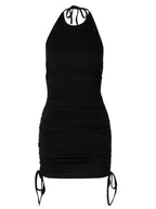 Side Drawstring Vest Dress