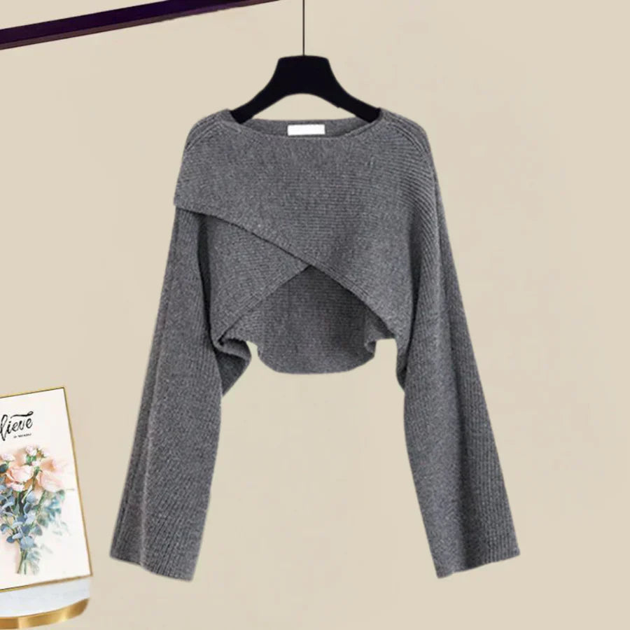 | Dress and Sweater Set