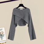 Hilda Premium Dress and Sweater Set Chic Silhouette Collection