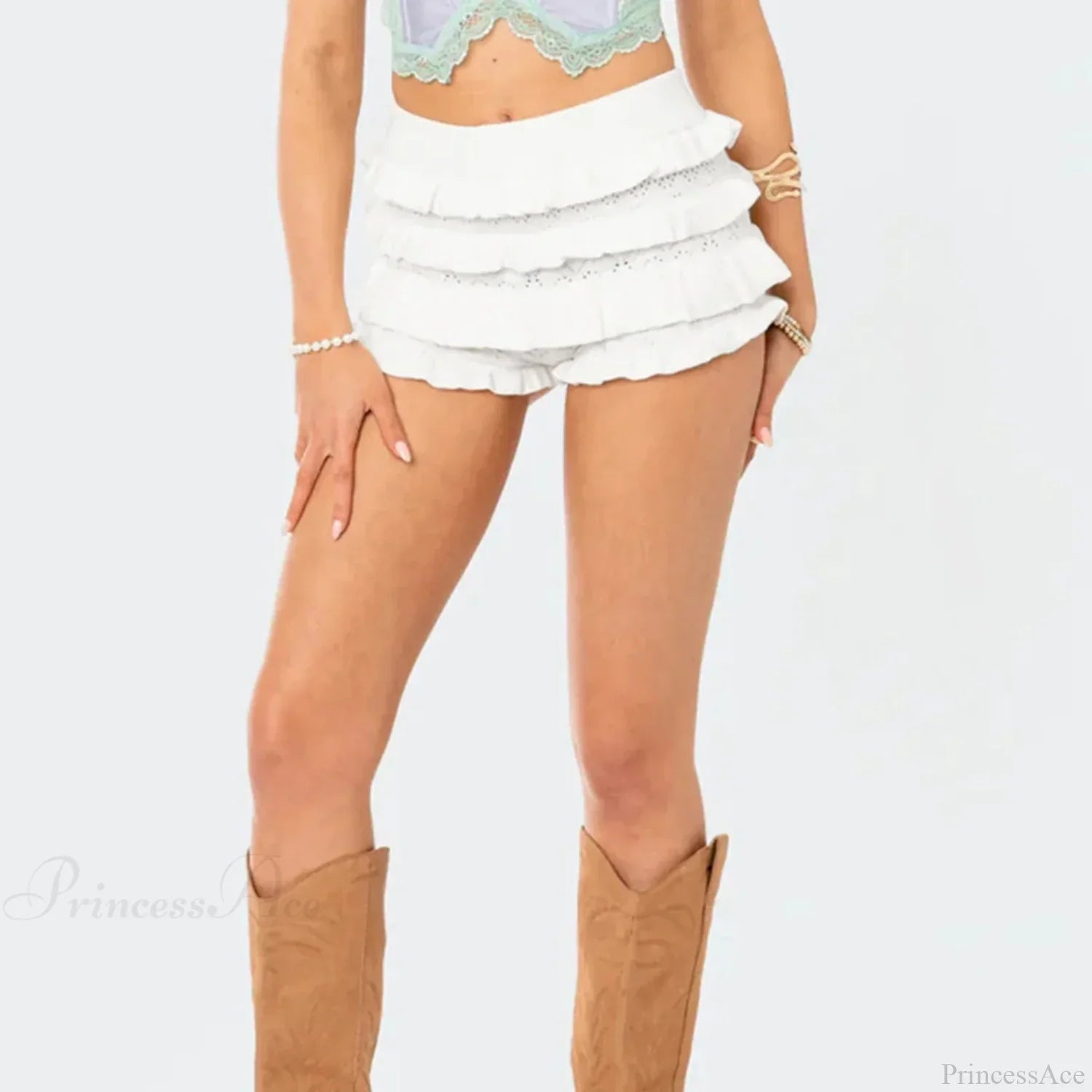 Sweet Knit Layered Casual Short