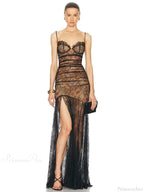 Sweetheart Neckline Lace Mermaid Party Dress
