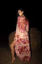 Keira Chic Floral Maxi Dress with Long Sleeves Premium Wardrobe Essential