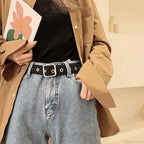 Synonyms: Gothic - medieval, Leather - hide, Pin - peg, Buckle - clasp

PU medieval hide peg clasp Belt