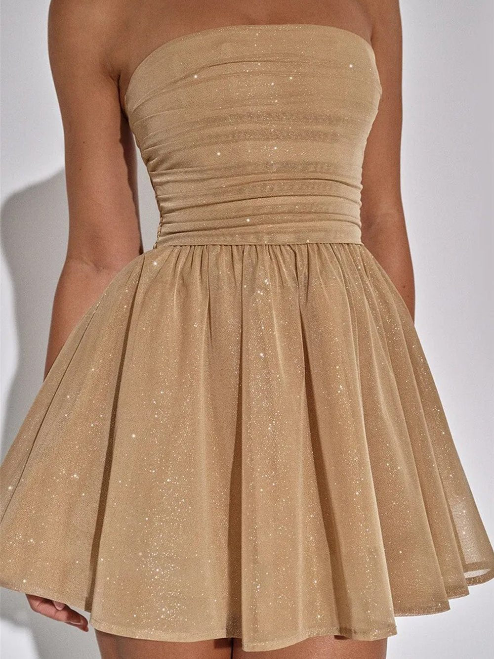 Tahlia Off Shoulder Sequins Mini Dress