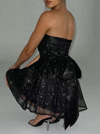 Tahlia Off Shoulder Sequins Mini Dress