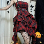 Tall Cut Lace Form-Fitting Mini Dress