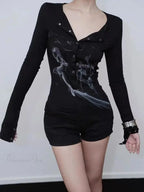 Tall Road Pictorial Extended Sleeve Shirt