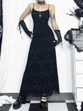 Tall Waist Velvet Celebration Maxi Dress