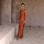 Elizabeth Timeless Satin Dress with an Open Back and Design Boutique Collection