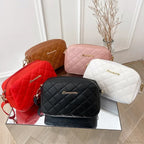Tassel Embroidery Camera Crossbody Bag