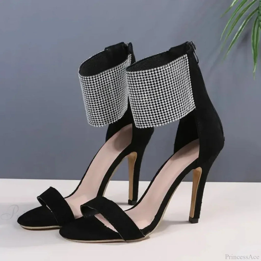 Temperament Pointed Toe 12CM High-heeled Long Boots Stone Pattern Knee-high Stiletto Modern Boot High Heel