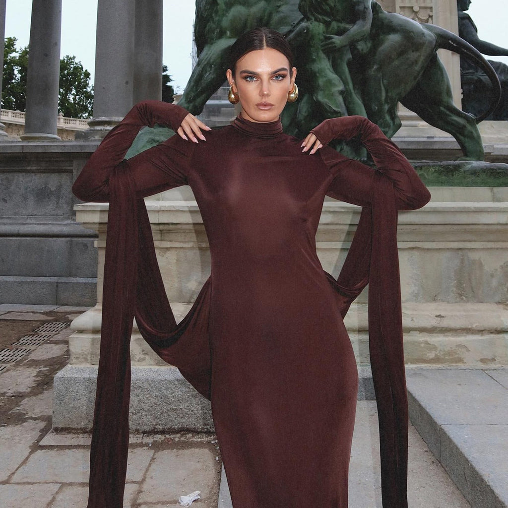 Game Pulse Slinky Sarong Maxi Dress